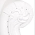 Chivari Throne Chair Wood White Frame White Vinyl Cushions CTWWW-ZG-T