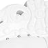 Chivari Throne Chair Wood White Frame White Vinyl Cushions CTWWW-ZG-T