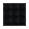 Chivari 12' x 12' Black Portable Dance Floor with Black Edge Trim DF-12X12-BLKB-KT