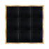 Chivari 12' x 12' Black Portable Dance Floor with Classic Gold Edge Trim DF-12X12-BLKCG-KT