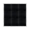 Chivari 12' x 12' Black Portable Dance Floor with Silver Edge Trim DF-12X12-BLKS-KT