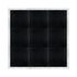 Chivari 12' x 12' Black Portable Dance Floor with Silver Edge Trim DF-12X12-BLKS-KT