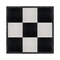 Chivari 12' x 12' Black & White Portable Dance Floor with Black Edge Trim DF-12X12-BLKWHTB-KT