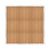12' x 12' Chestnut Portable Dance Floor with Silver Edge Trim