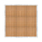 Chivari 12' x 12' Chestnut Portable Dance Floor with Silver Edge Trim DF-12X12-CHTS-KT