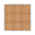 Chivari 12' x 12' Chestnut Portable Dance Floor with Silver Edge Trim DF-12X12-CHTS-KT