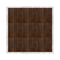 Chivari 12' x 12' Fruitwood Portable Dance Floor with Silver Edge Trim DF-12X12-FRTS-KT