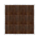 Chivari 12' x 12' Fruitwood Portable Dance Floor with Silver Edge Trim DF-12X12-FRTS-KT