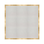 12' x 12' White Portable Dance Floor with Classic Gold Edge Trim