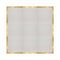 Chivari 12' x 12' White Portable Dance Floor with Classic Gold Edge Trim DF-12X12-WHTCG-KT