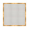 Chivari 12' x 12' White Portable Dance Floor with Gold Edge Trim DF-12X12-WHTG-KT