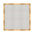 Chivari 12' x 12' White Portable Dance Floor with Gold Edge Trim DF-12X12-WHTG-KT