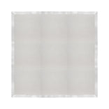 12' x 12' White Portable Dance Floor with Silver Edge Trim