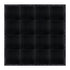 Chivari 16' x 16' Black Portable Dance Floor with Black Edge Trim DF-16X16-BLKB-KT