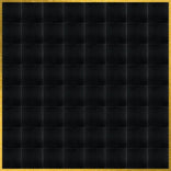 16' x 16' Black Portable Dance Floor with Classic Gold Edge Trim