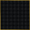 Chivari 16' x 16' Black Portable Dance Floor with Classic Gold Edge Trim DF-16X16-BLKCG-KT