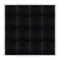 Chivari 16' x 16' Black Portable Dance Floor with Silver Edge Trim DF-16X16-BLKS-KT