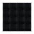 Chivari 16' x 16' Black Portable Dance Floor with Silver Edge Trim DF-16X16-BLKS-KT