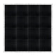Chivari 16' x 16' Black Portable Dance Floor with Silver Edge Trim DF-16X16-BLKS-KT