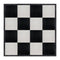 Chivari 16' x 16' Black & White Portable Dance Floor with Black Edge Trim DF-16X16-BLKWHTB-KT