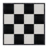 Chivari 16' x 16' Black & White Portable Dance Floor with Black Edge Trim DF-16X16-BLKWHTB-KT
