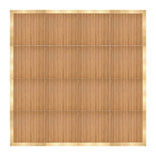 16' x 16' Chestnut Portable Dance Floor with Classic Gold Edge Trim