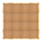 Chivari 16' x 16' Chestnut Portable Dance Floor with Classic Gold Edge Trim DF-16X16-CHTCG-KT