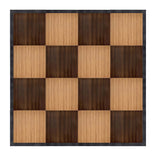 16' x 16' Chestnut & Fruitwood Portable Dance Floor with Black Edge Trim