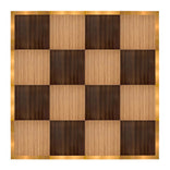 16' x 16' Fruitwood & Chestnut Portable Dance Floor with Gold Edge Trim