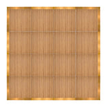 16' x 16' Chestnut Portable Dance Floor with Gold Edge Trim