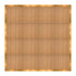 Chivari 16' x 16' Chestnut Portable Dance Floor with Gold Edge Trim DF-16X16-CHTG-KT