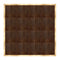 Chivari 16' x 16' Fruitwood Portable Dance Floor with Classic Gold Edge Trim DF-16X16-FRTCG-KT