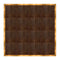 Chivari 16' x 16' Fruitwood Portable Dance Floor with Gold Edge Trim DF-16X16-FRTG-KT