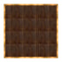 Chivari 16' x 16' Fruitwood Portable Dance Floor with Gold Edge Trim DF-16X16-FRTG-KT