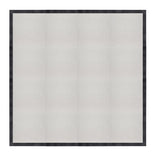 16' x 16' White Portable Dance Floor with Black Edge Trim