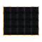 Chivari 16' x 20' Black Portable Dance Floor with Classic Gold Edge Trim DF-16X20-BLKCG-KT