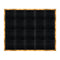 Chivari 16' x 20' Black Portable Dance Floor with Gold Edge Trim DF-16X20-BLKG-KT