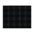 Chivari 16' x 20' Black Portable Dance Floor with Silver Edge Trim DF-16X20-BLKS-KT