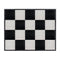 Chivari 16' x 20' Black & White Portable Dance Floor with Black Edge Trim DF-16X20-BLKWHTB-KT