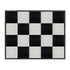 Chivari 16' x 20' Black & White Portable Dance Floor with Black Edge Trim DF-16X20-BLKWHTB-KT