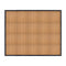 Chivari 16' x 20' Chestnut Portable Dance Floor with Black Edge Trim DF-16X20-CHTB-KT