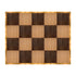 Chivari 16' x 20' Fruitwood & Chestnut Portable Dance Floor with Gold Edge Trim DF-16X20-CHTFRTG-KT