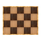 Chivari 16' x 20' Fruitwood & Chestnut Portable Dance Floor with Gold Edge Trim DF-16X20-CHTFRTG-KT