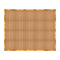 Chivari 16' x 20' Chestnut Portable Dance Floor with Gold Edge Trim DF-16X20-CHTG-KT