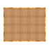 Chivari 16' x 20' Chestnut Portable Dance Floor with Gold Edge Trim DF-16X20-CHTG-KT