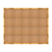 Chivari 16' x 20' Chestnut Portable Dance Floor with Gold Edge Trim DF-16X20-CHTG-KT