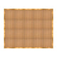 Chivari 16' x 20' Chestnut Portable Dance Floor with Gold Edge Trim DF-16X20-CHTG-KT