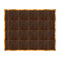 Chivari 16' x 20' Fruitwood Portable Dance Floor with Gold Edge Trim DF-16X20-FRTG-KT
