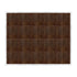 Chivari 16' x 20' Fruitwood Portable Dance Floor with Silver Edge Trim DF-16X20-FRTS-KT