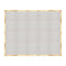 Chivari 16' x 20' White Portable Dance Floor with Classic Gold Edge Trim DF-16X20-WHTCG-KT